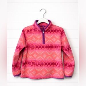 OshKosh B'gosh Pink and Purple Patterned Sweater